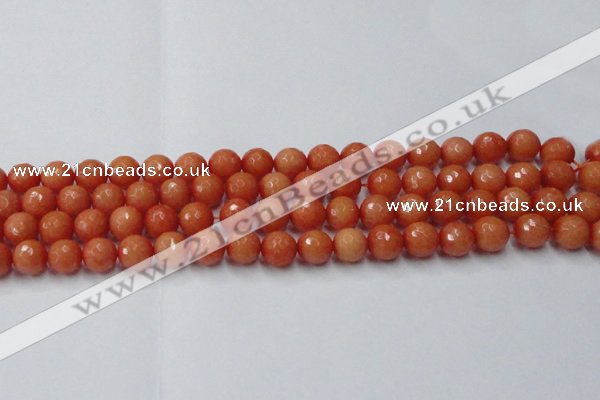 CCN2053 15 inches 10mm faceted round candy jade beads wholesale