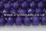 CCN2059 15 inches 8mm faceted round candy jade beads wholesale