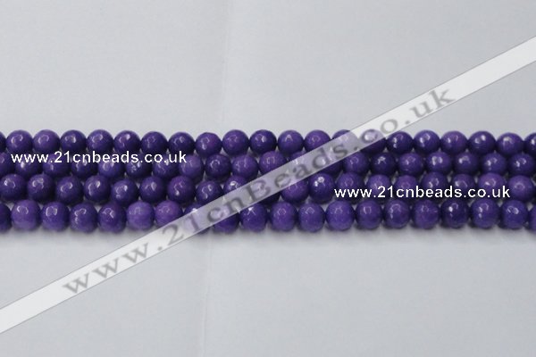 CCN2060 15 inches 10mm faceted round candy jade beads wholesale