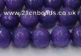 CCN2062 15 inches 14mm faceted round candy jade beads wholesale