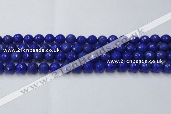 CCN2069 15 inches 14mm faceted round candy jade beads wholesale