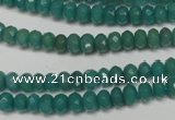 CCN2100 15.5 inches 4*6mm faceted rondelle candy jade beads