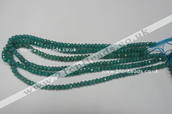 CCN2100 15.5 inches 4*6mm faceted rondelle candy jade beads