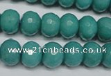 CCN2103 15.5 inches 8*12mm faceted rondelle candy jade beads