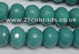 CCN2104 15.5 inches 10*14mm faceted rondelle candy jade beads