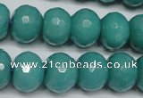 CCN2105 15.5 inches 12*16mm faceted rondelle candy jade beads