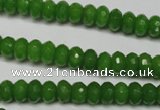 CCN2106 15.5 inches 4*6mm faceted rondelle candy jade beads