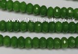 CCN2107 15.5 inches 5*8mm faceted rondelle candy jade beads