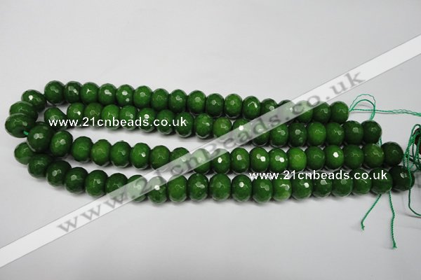 CCN2108 15.5 inches 6*10mm faceted rondelle candy jade beads