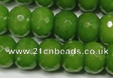 CCN2111 15.5 inches 12*16mm faceted rondelle candy jade beads