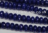 CCN2118 15.5 inches 4*6mm faceted rondelle candy jade beads