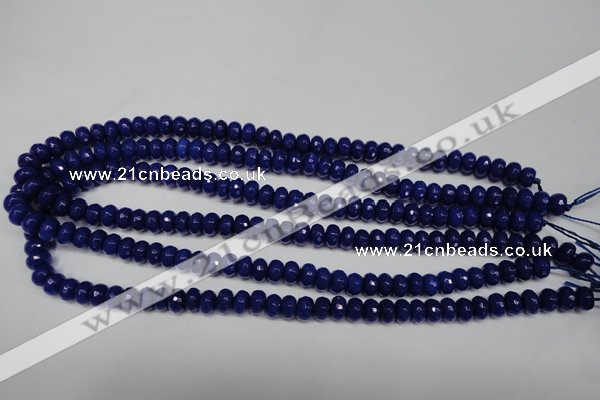 CCN2118 15.5 inches 4*6mm faceted rondelle candy jade beads