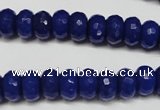 CCN2120 15.5 inches 6*10mm faceted rondelle candy jade beads