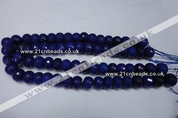 CCN2123 15.5 inches 12*16mm faceted rondelle candy jade beads