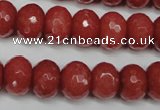 CCN2130 15.5 inches 12*16mm faceted rondelle candy jade beads