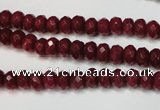 CCN2132 15.5 inches 4*6mm faceted rondelle candy jade beads