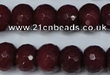 CCN2137 15.5 inches 12*16mm faceted rondelle candy jade beads