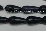 CCN2147 15.5 inches 10*20mm faceted teardrop candy jade beads