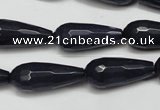 CCN2153 15.5 inches 10*25mm faceted teardrop candy jade beads