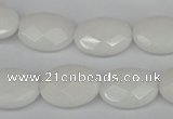 CCN2200 15.5 inches 13*18mm faceted oval candy jade beads