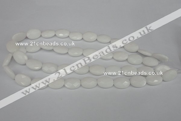 CCN2200 15.5 inches 13*18mm faceted oval candy jade beads