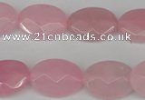 CCN2201 15.5 inches 13*18mm faceted oval candy jade beads