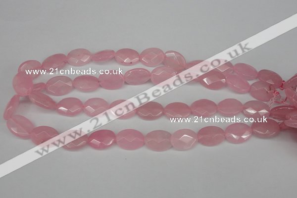 CCN2201 15.5 inches 13*18mm faceted oval candy jade beads