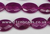 CCN2205 15.5 inches 13*18mm faceted oval candy jade beads