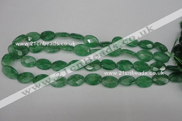 CCN2209 15.5 inches 13*18mm faceted oval candy jade beads