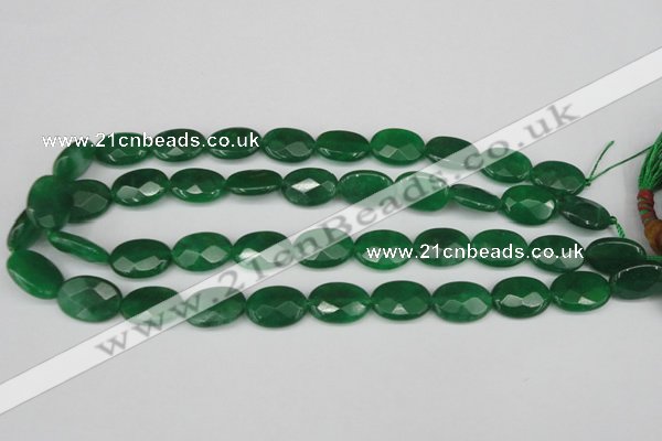 CCN2210 15.5 inches 13*18mm faceted oval candy jade beads