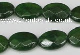 CCN2211 15.5 inches 13*18mm faceted oval candy jade beads