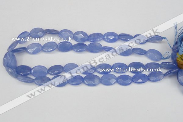 CCN2212 15.5 inches 13*18mm faceted oval candy jade beads