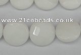 CCN2233 15.5 inches 16mm faceted coin candy jade beads wholesale