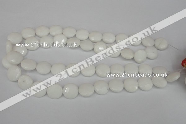 CCN2233 15.5 inches 16mm faceted coin candy jade beads wholesale