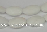 CCN225 15.5 inches 12*18mm faceted oval candy jade beads