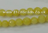 CCN2255 15.5 inches 8mm faceted round candy jade beads wholesale