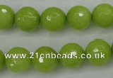 CCN2274 15.5 inches 12mm faceted round candy jade beads wholesale