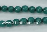 CCN2280 15.5 inches 8mm faceted round candy jade beads wholesale