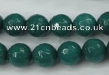 CCN2282 15.5 inches 12mm faceted round candy jade beads wholesale