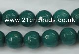 CCN2282 15.5 inches 12mm faceted round candy jade beads wholesale