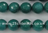 CCN2283 15.5 inches 14mm faceted round candy jade beads wholesale