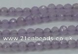 CCN2286 15.5 inches 4mm faceted round candy jade beads wholesale