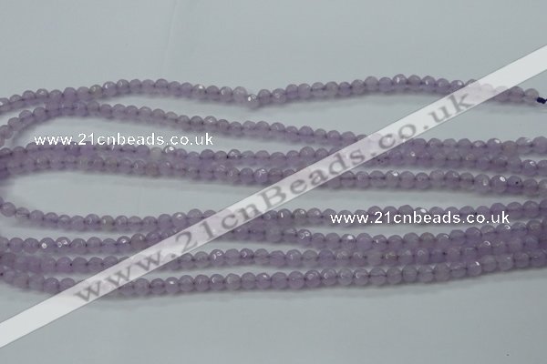 CCN2286 15.5 inches 4mm faceted round candy jade beads wholesale