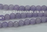 CCN2287 15.5 inches 6mm faceted round candy jade beads wholesale