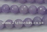 CCN2289 15.5 inches 10mm faceted round candy jade beads wholesale