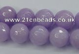 CCN2290 15.5 inches 12mm faceted round candy jade beads wholesale