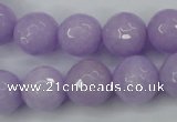 CCN2291 15.5 inches 14mm faceted round candy jade beads wholesale