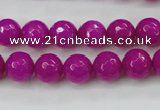CCN2296 15.5 inches 10mm faceted round candy jade beads wholesale
