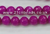 CCN2296 15.5 inches 10mm faceted round candy jade beads wholesale