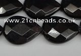 CCN2336 15.5 inches 18*25mm faceted flat teardrop candy jade beads